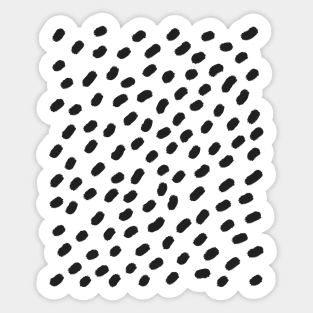 Painting with dots Sticker